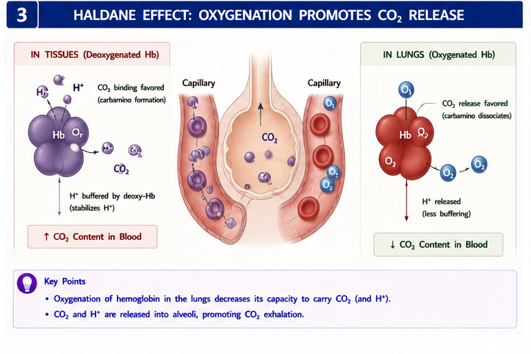 Haldane effect diagram