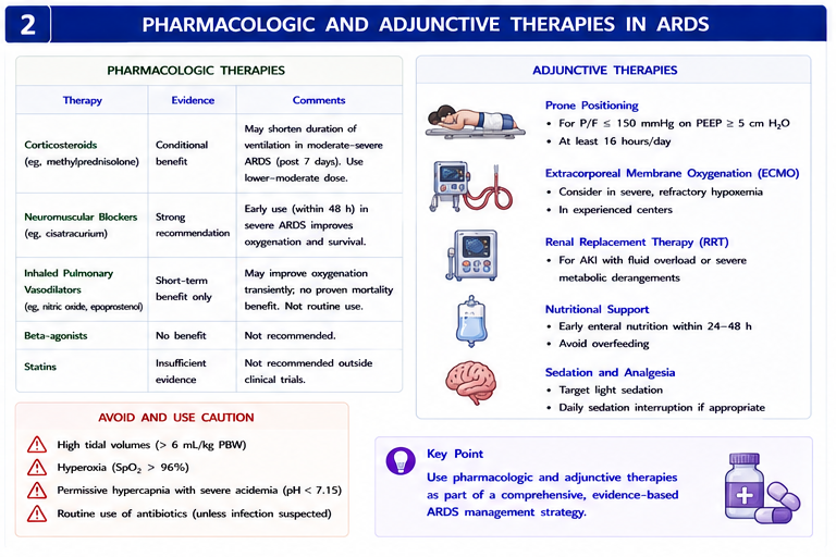 Panel 2 of Fluid management strategies in ARDS