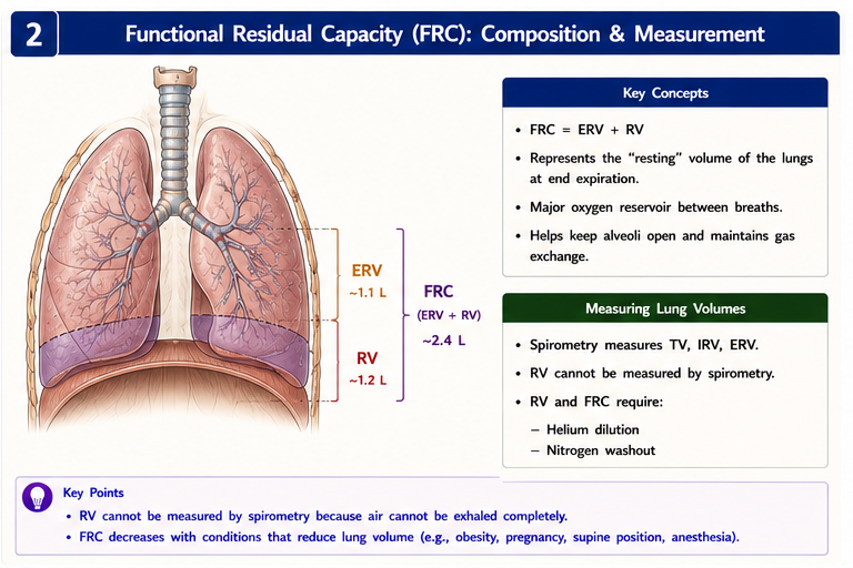 Panel 2 of Spirometry lung volumes and capacities