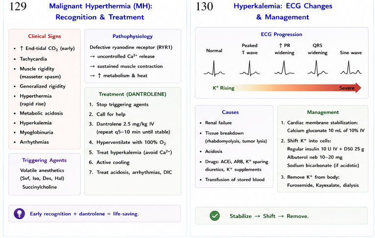 Panel 1 of Hyperkalemia & treatment