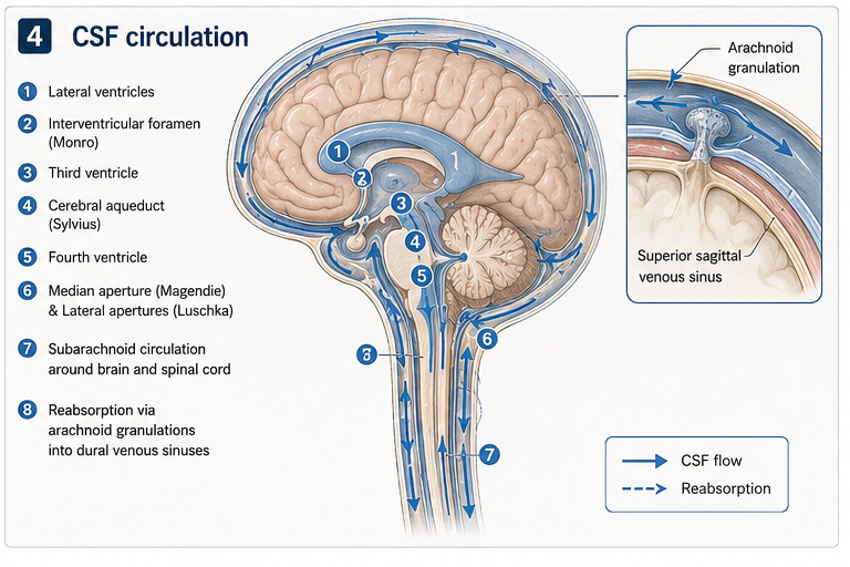 Panel 4 of Spine cross-section: meninges
