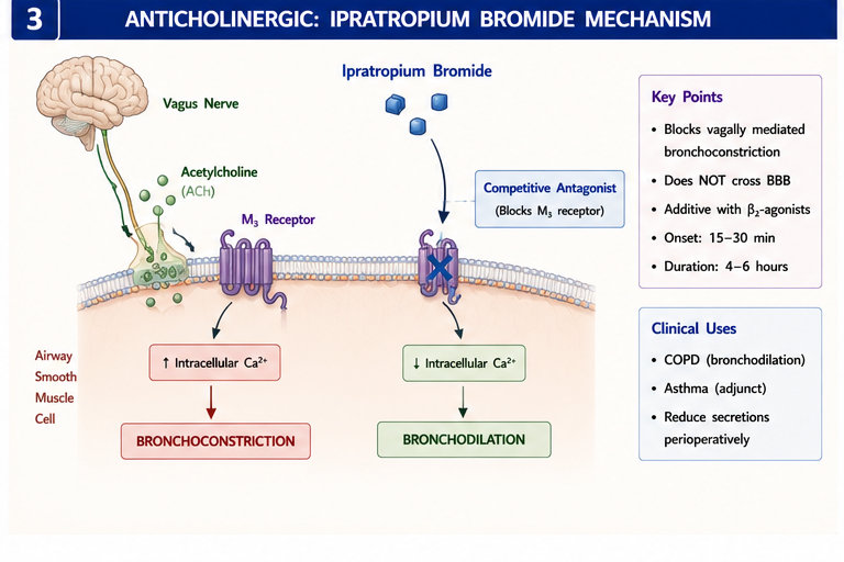 Panel 3 of Bronchodilation mechanism