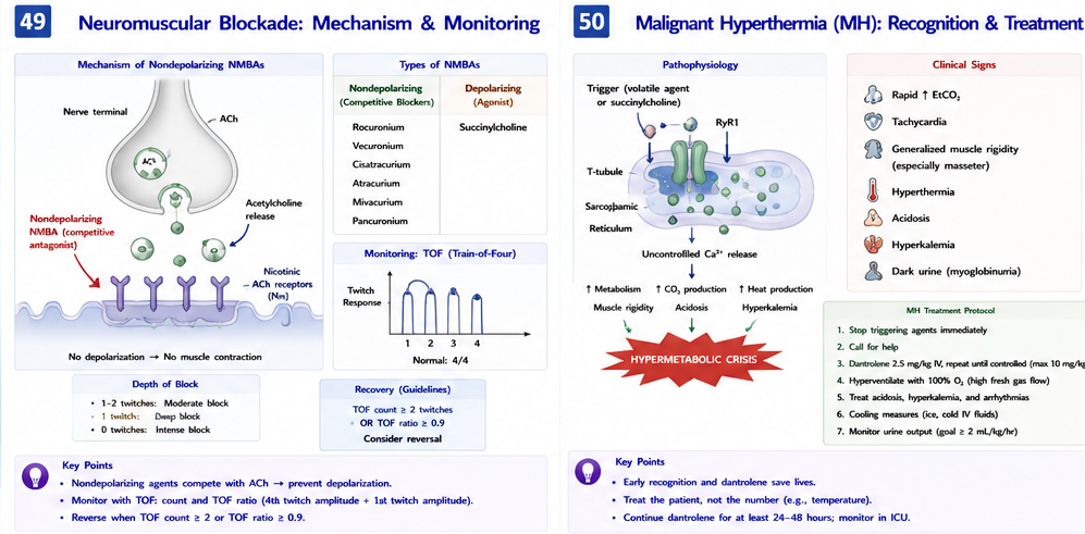 Panel 1 of Neuromuscular blockade mechanism & monitoring
