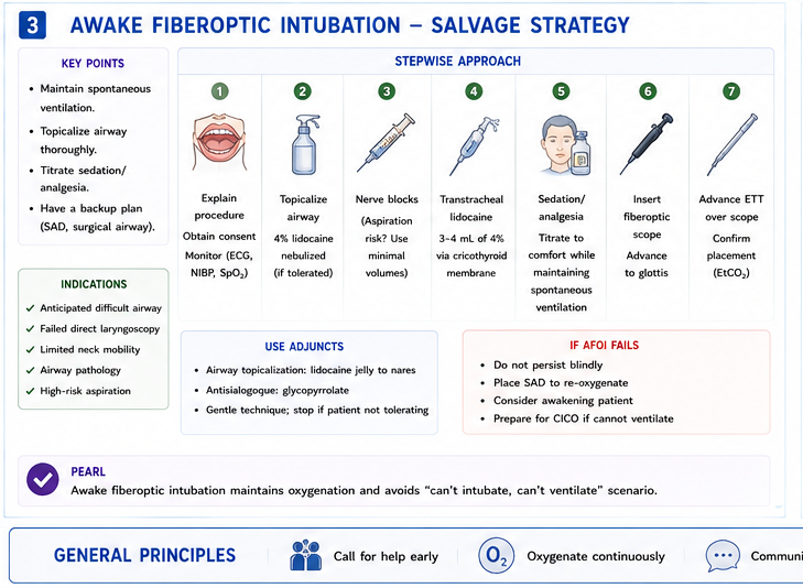 Panel 3 of Can't intubate, can't ventilate
