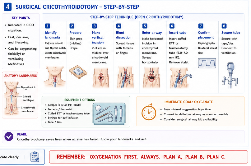 Panel 4 of Can't intubate, can't ventilate
