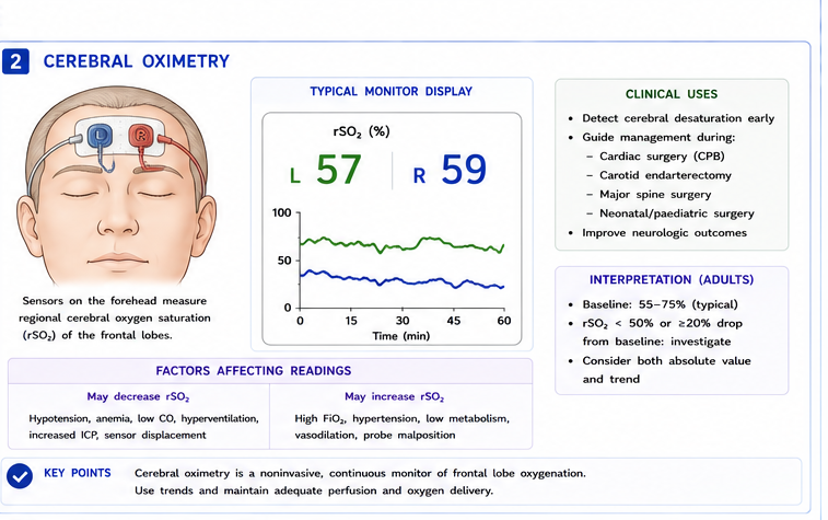 Cerebral oximetry
