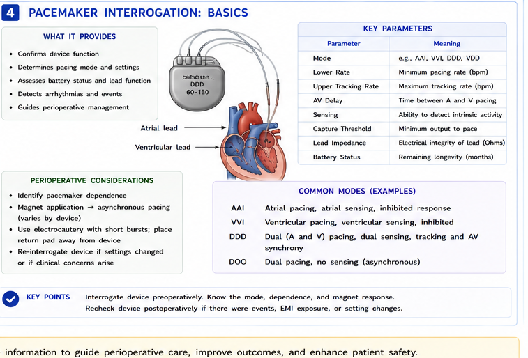 Pacemaker interrogation