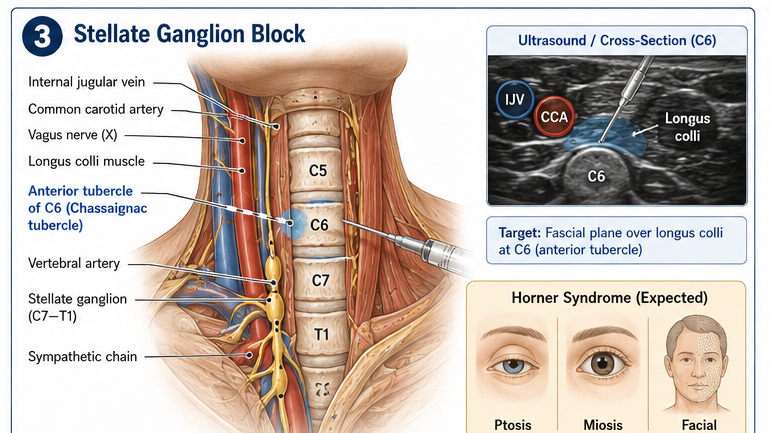Panel 3 of Cervical nerve blocks