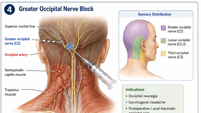 Panel 4 of Cervical nerve blocks