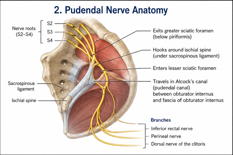 Panel 2 of Pelvic floor muscles