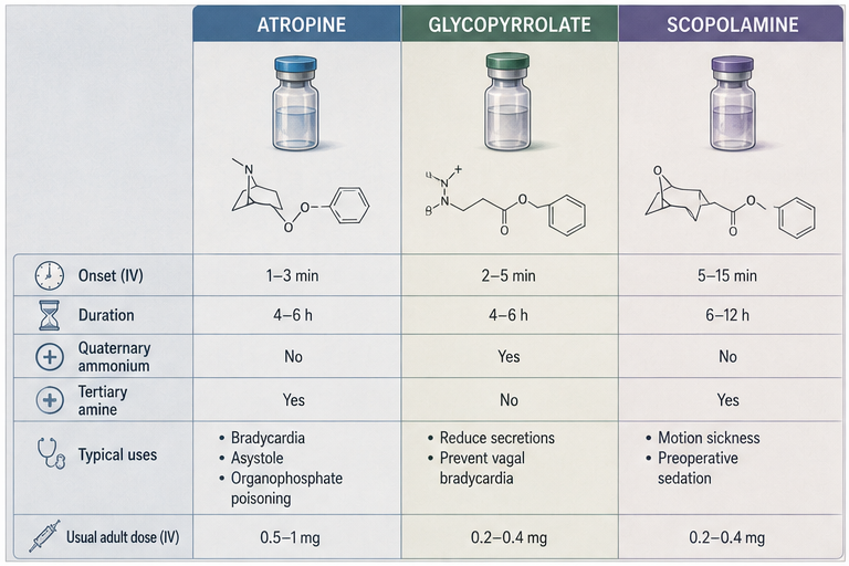 Panel 1 of Atropine, scopolamine, glucocorticoid