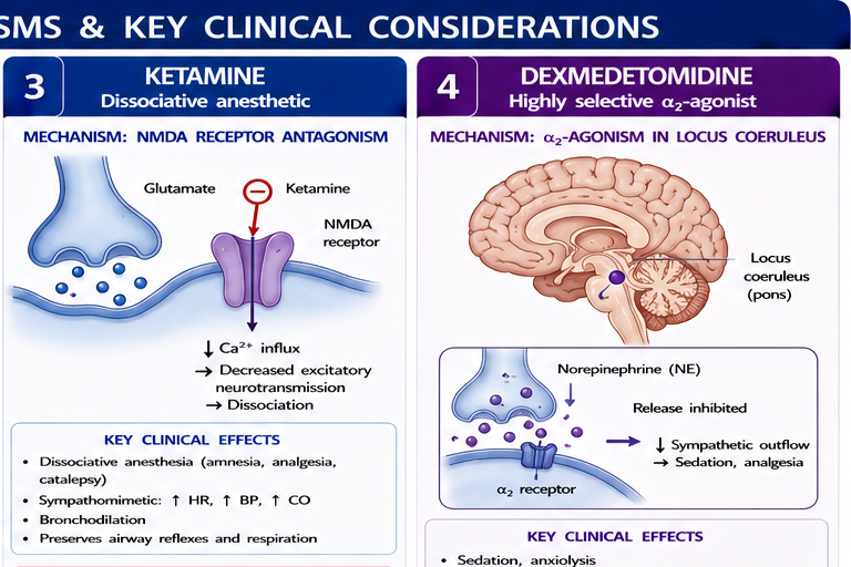 Etomidate GABA-A + adrenal suppression