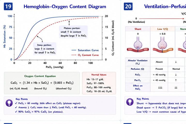 Panel 1 of Hemoglobin oxygen content diagram