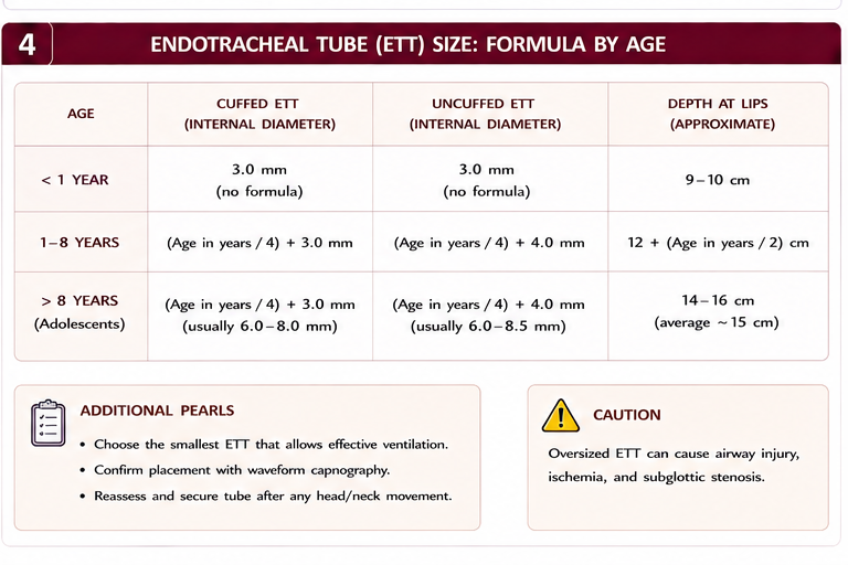 Panel 4 of Adult vs Pediatric Airway