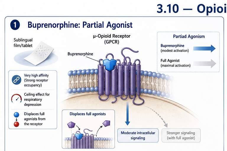 Panel 1 of Buprenorphine partial agonist