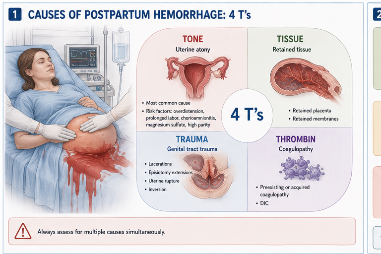 Causes of PPH 4 T's