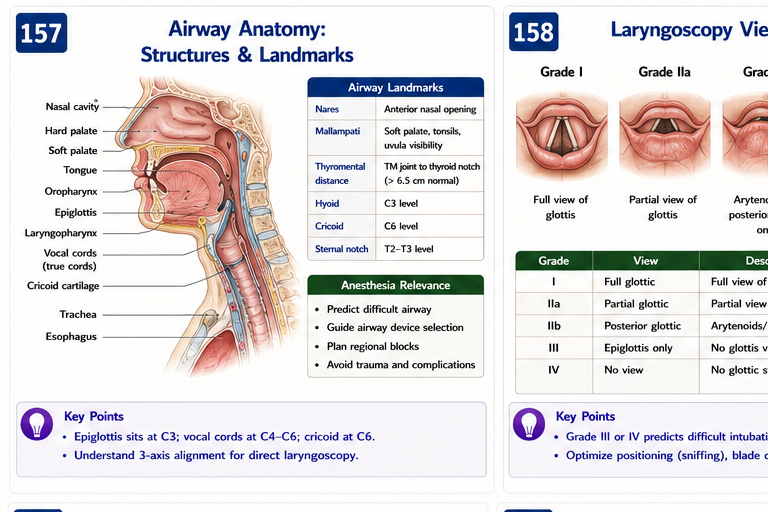 Larynx anterior view cartilages