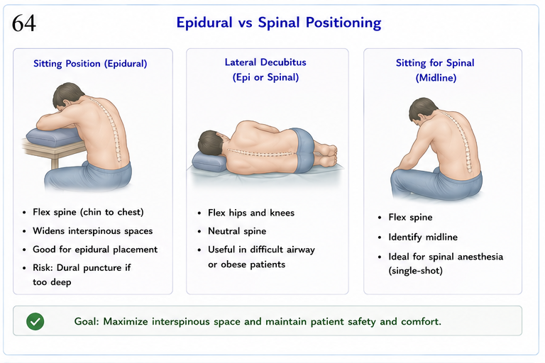 Block locations along plexus