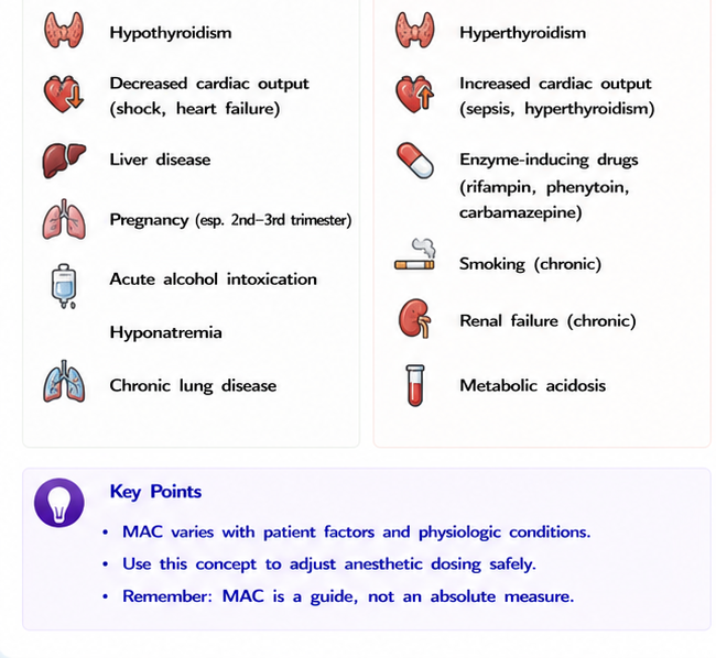 Factors that increase MAC grid